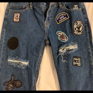 Obey Nemesis Patchwork Denim Jeans